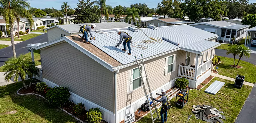 Mobile Home Metal Roof Replacement in Tuckahoe