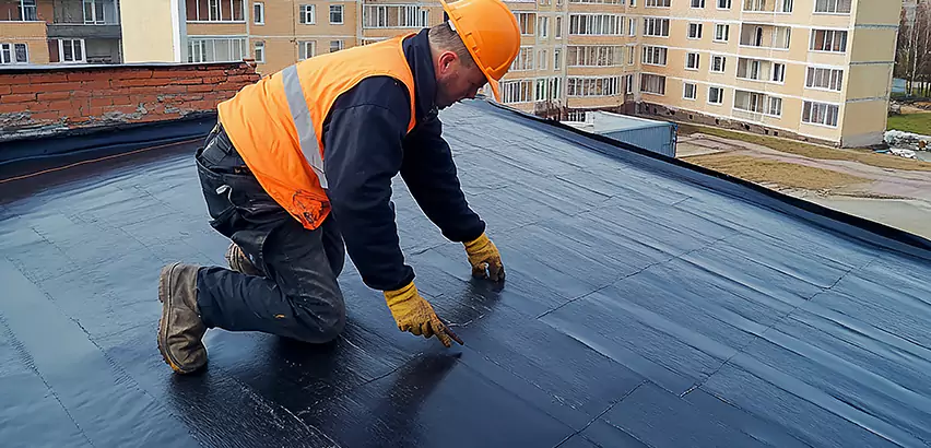 Residential TPO Roof Repair in Tuckahoe