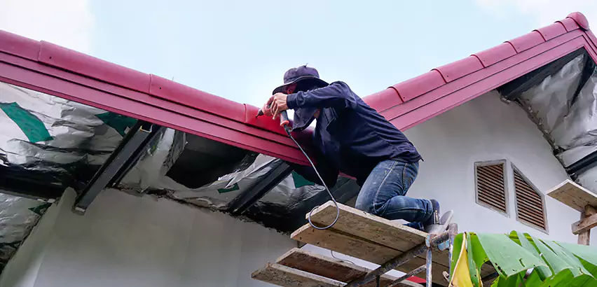 Residential Wind Damage Roof Repair in Tuckahoe